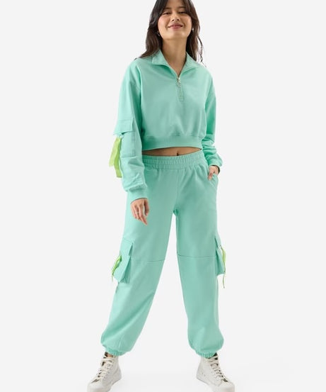 Sterling Blue Sweatshirt Women Oversized Sweatshirts