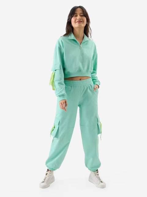 Sterling Blue Sweatshirt Women Oversized Sweatshirts