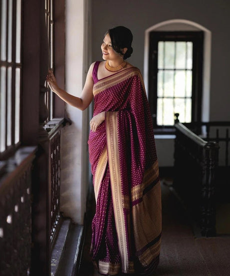 Banarasi Soft Silk Designer Saree With Exclusive Jacquard Border Blouse Fancy Saree 11-KT