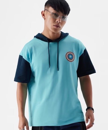 Captain America Super Soldier Hooded T-Shirts