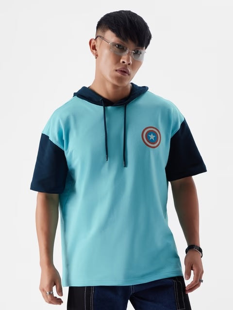 Captain America Super Soldier Hooded T-Shirts