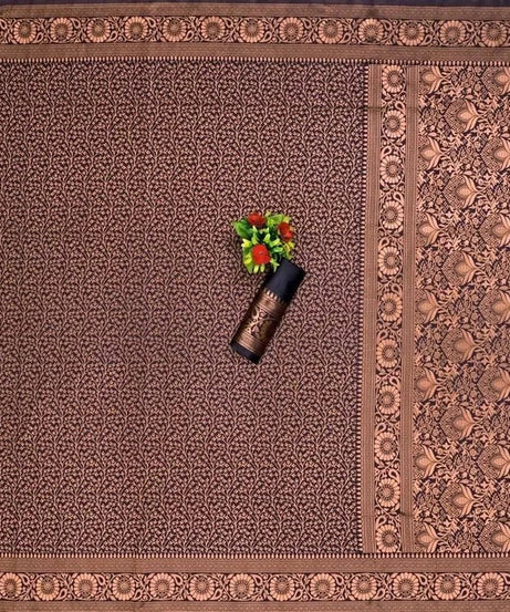 Banarasi Soft Silk,Fancy Beautiful Sari With Blouse