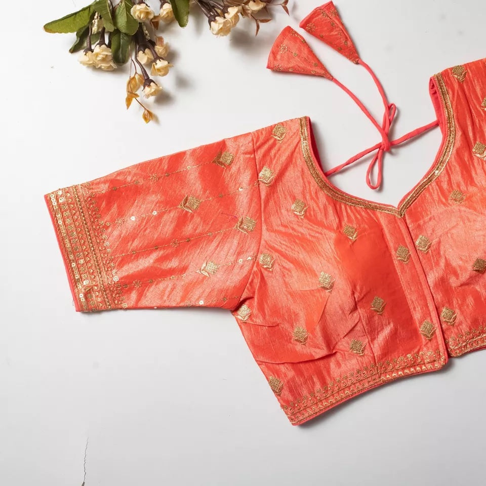 Vibrant Silk Blouse For Women's