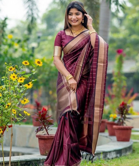 Bollywood Banarasi Soft Silk Function Wear Exclusive Saree With Blouse 11-KT