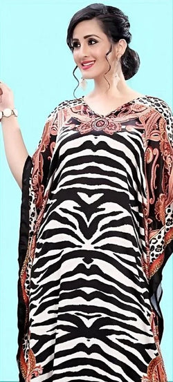 Women's Kaftan Dress Half Sleeve Beach Cover Up Printed caftan,Gift for her