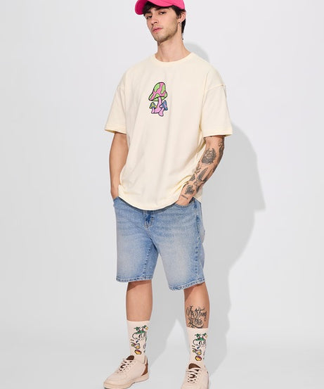 Shroomy Vibes Men Oversized T-Shirts