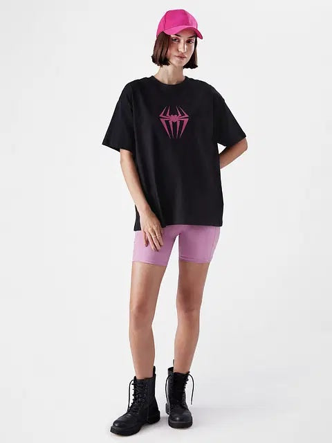 Spider-Man Across The Spider-Verse Women Oversized T-Shirt