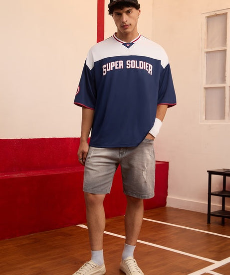 Captain America First Avenger Oversized Jerseys