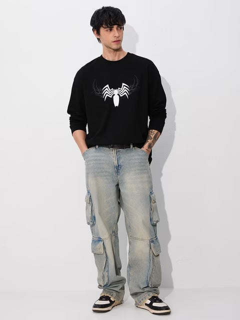 Marvel Venom Oversized Full Sleeve T-Shirts