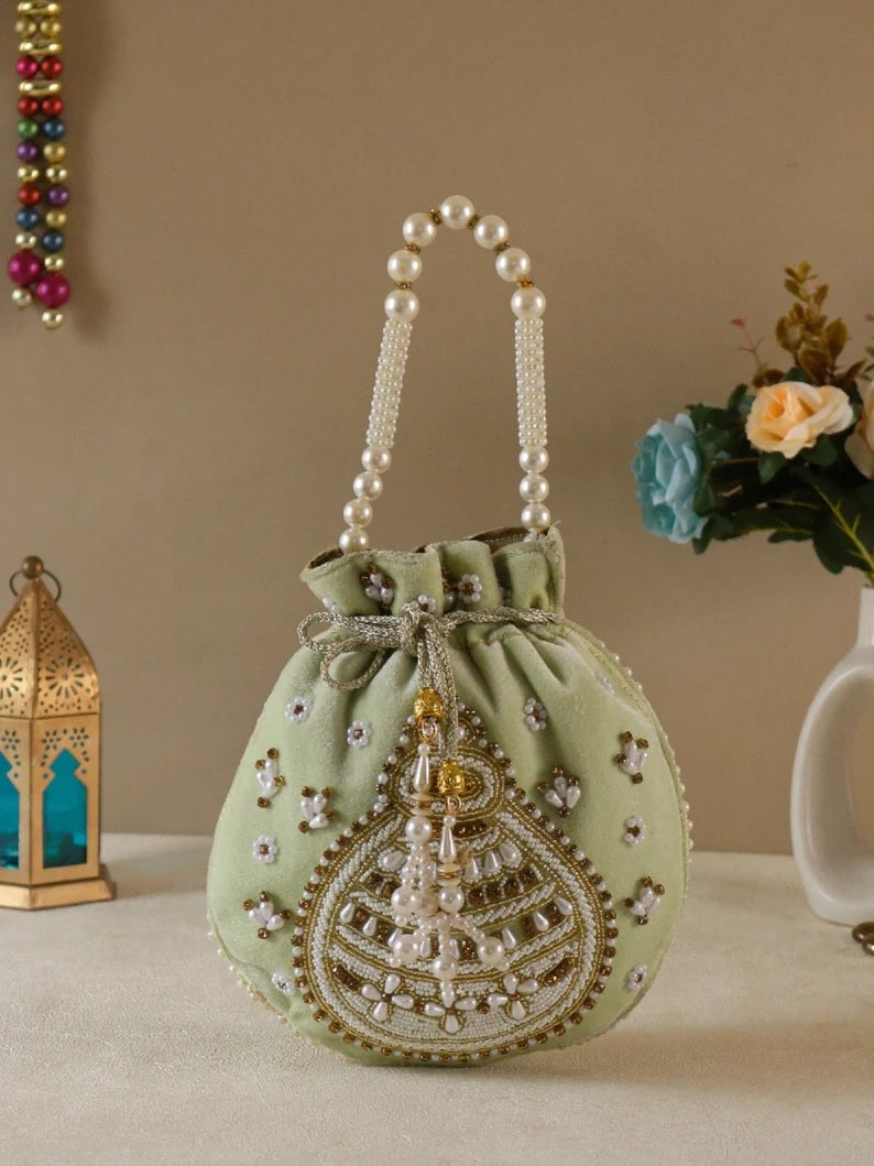Designer Round Potli Bag