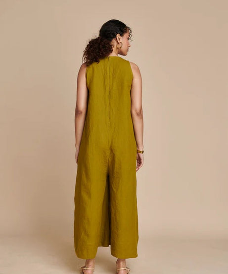 Linen Flared Jumpsuit
