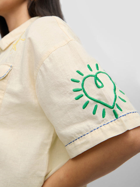 Sunshine Women Cropped Shirts