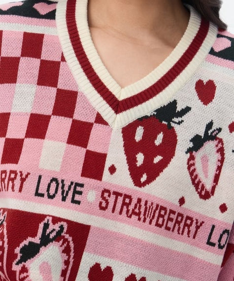 Berry Love Women Oversized Sweaters