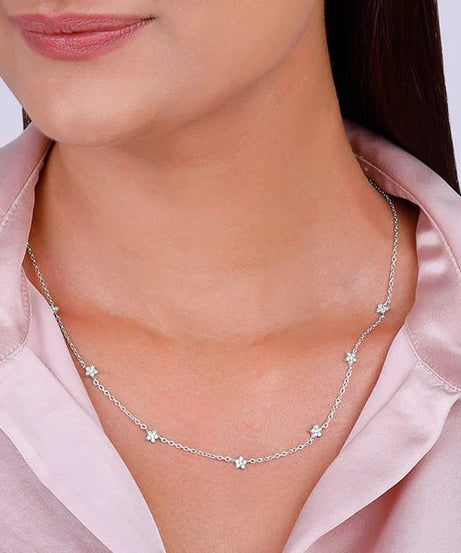 Silver Star Constellation Necklace