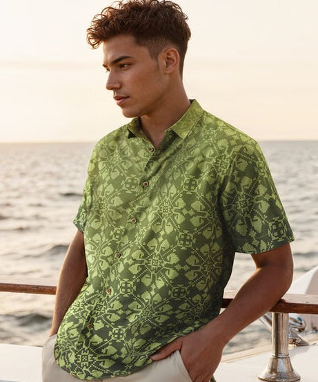 Ombre Cactus Holiday Shirts