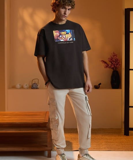 Demon Slayer Zenitsu Oversized T-Shirts