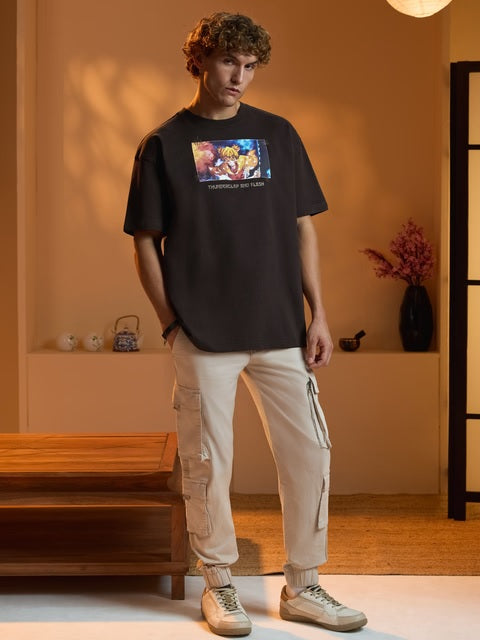Demon Slayer Zenitsu Oversized T-Shirts