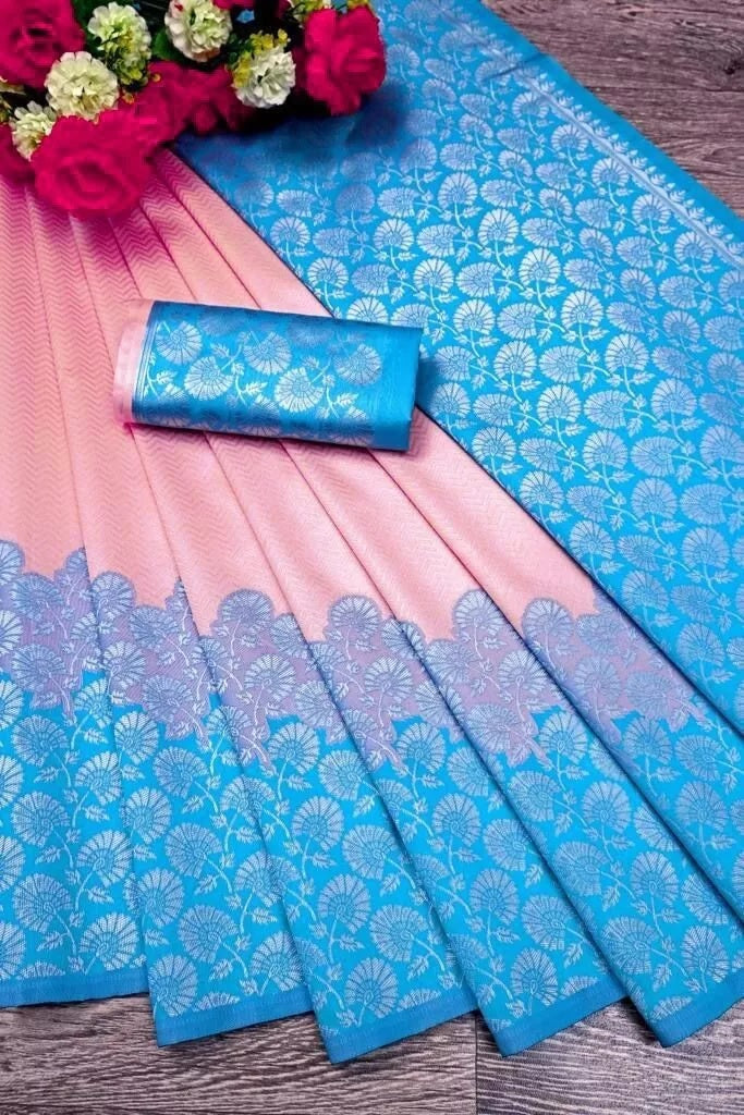 Soft Lichi Silk Wedding Exclusive Saree With Blouse