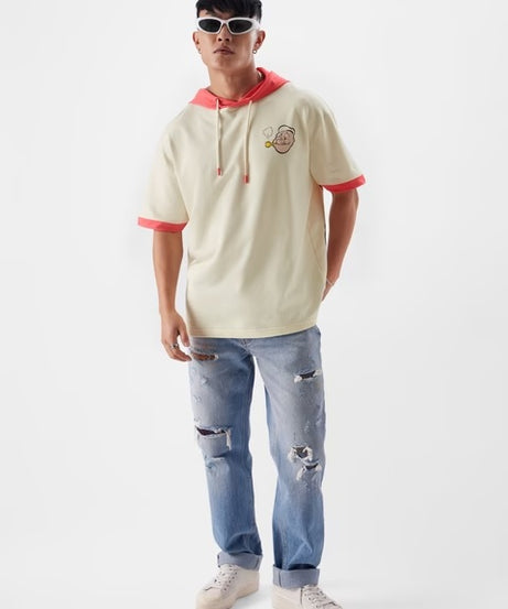 Popeye Thinking Hat Hooded T-Shirts