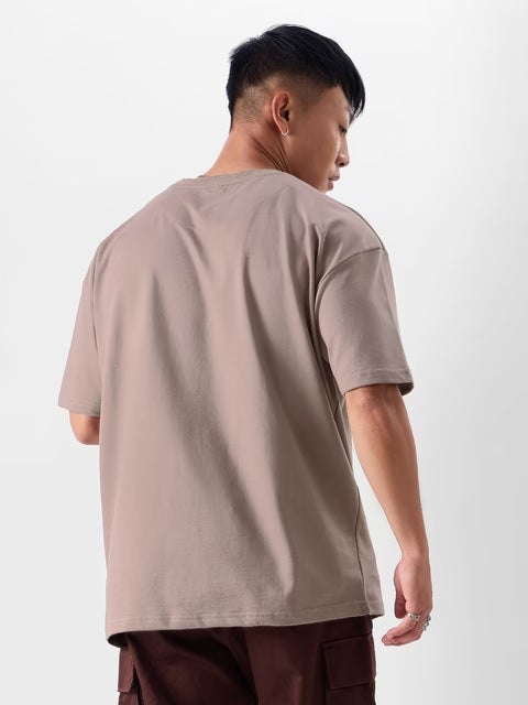 Solids  Brown Sugar Oversized T-Shirts