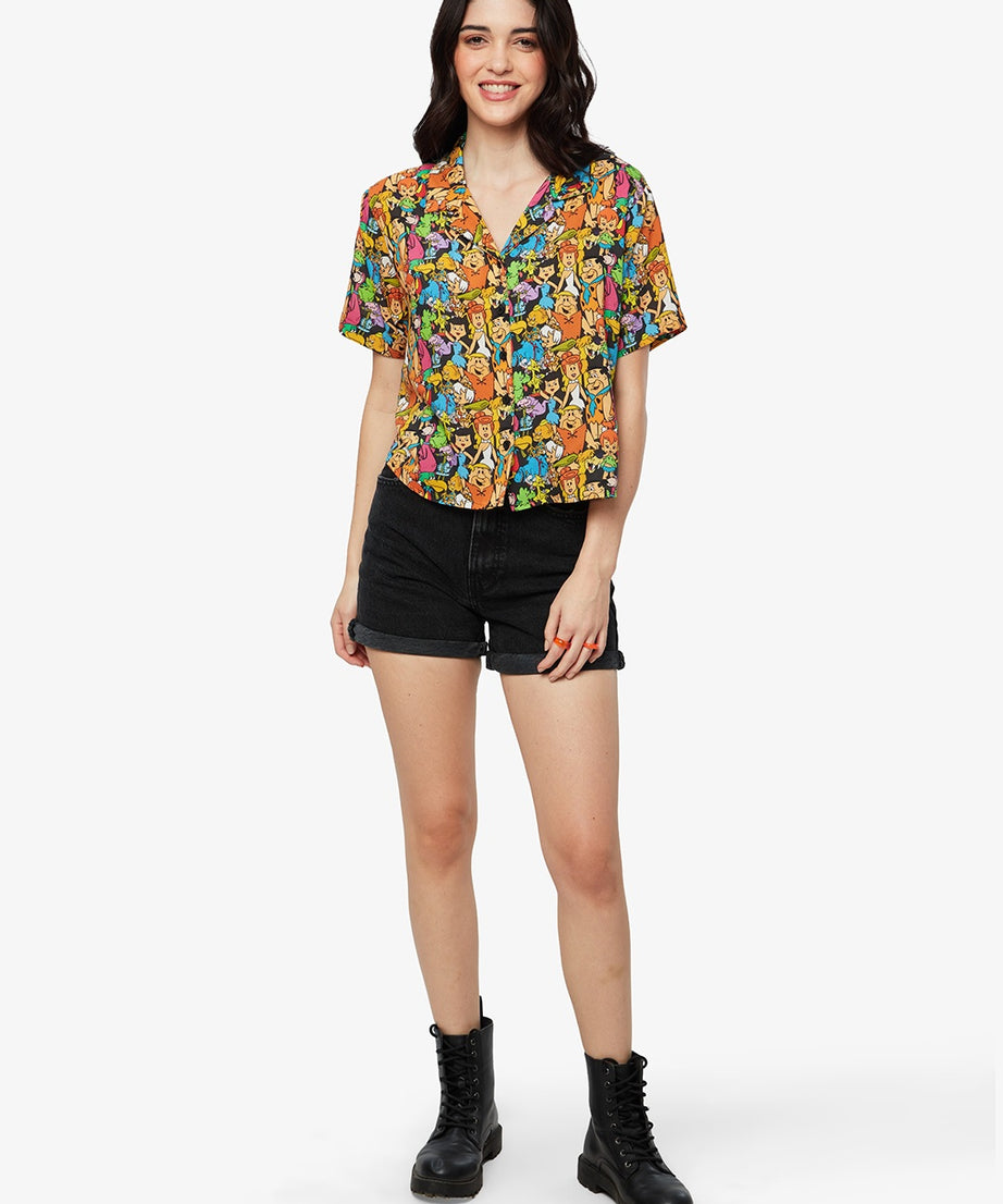 The Flintstones Gang Women Holiday Shirts