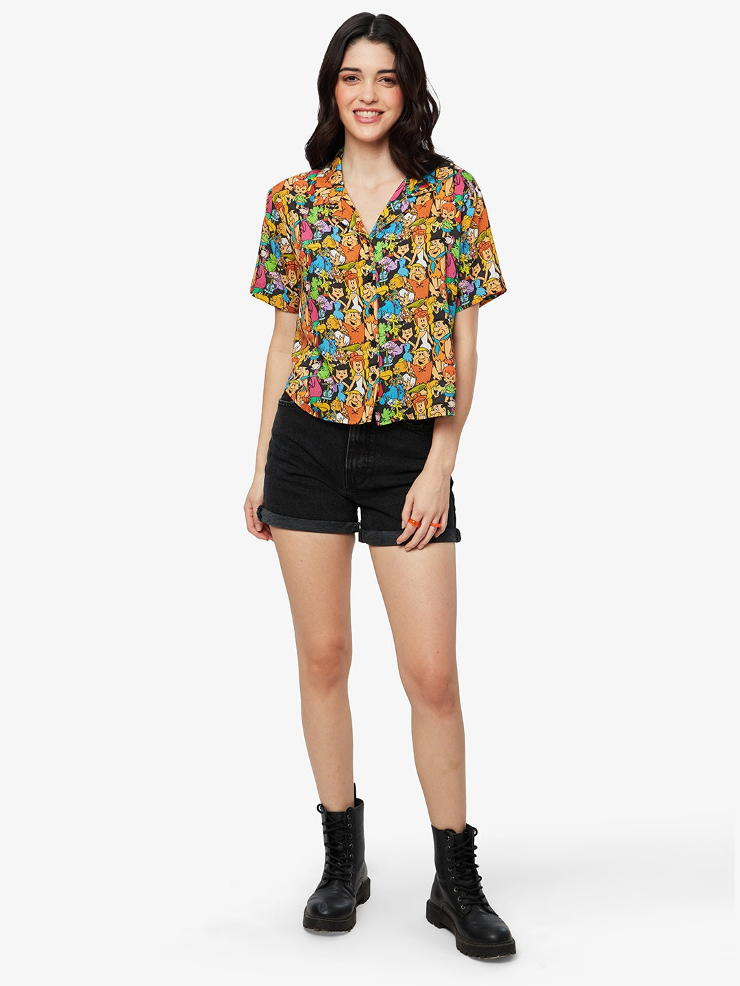 The Flintstones Gang Women Holiday Shirts