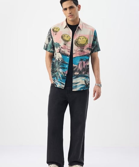 S.W.SMILEY  Smile Holiday Shirts