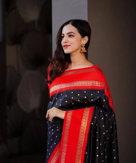 Bollywood Banarasi Soft Silk Function Wear Saree With Blouse 11-VD