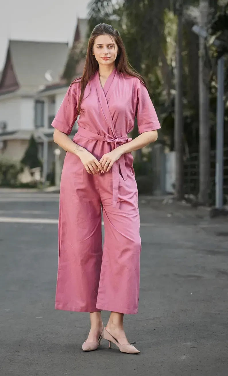 Linen Overalls Women’s Jumpsuit