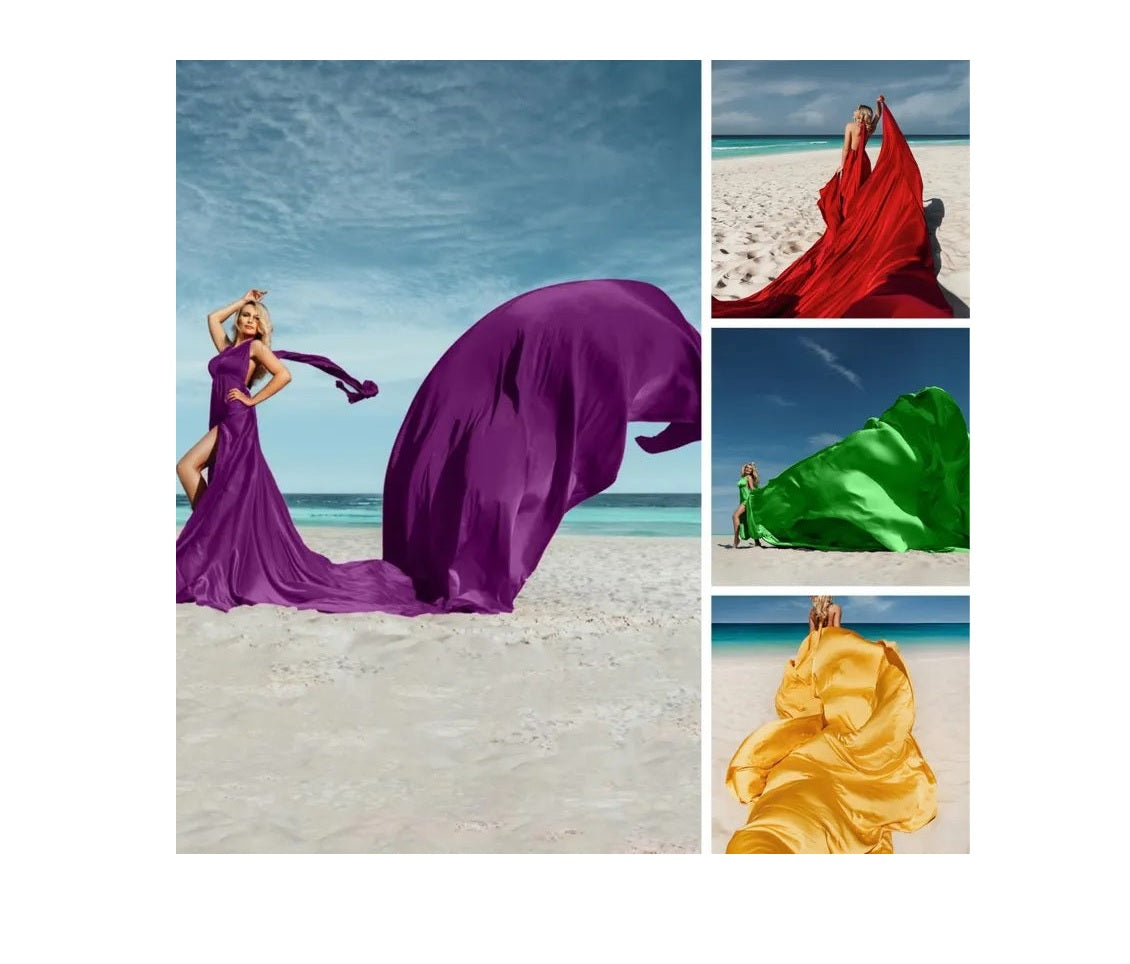 Custom Flying Dress Adjustable Size for Long Flying Dress Photography Dress