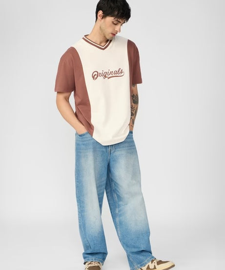 Varsity Chestnut Oversized T-Shirts