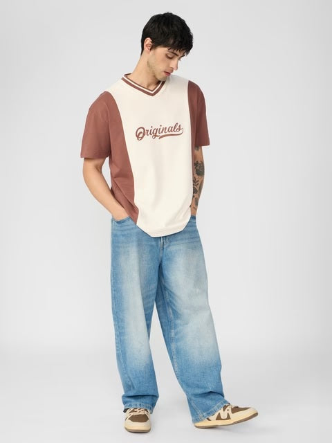 Varsity Chestnut Oversized T-Shirts