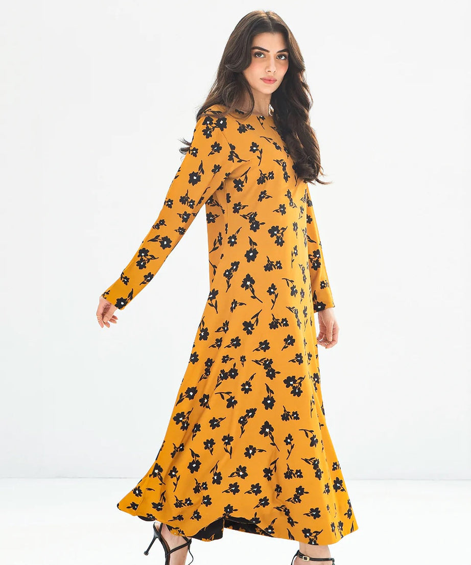 Printed Korean BSY Women's Long  Kaftan