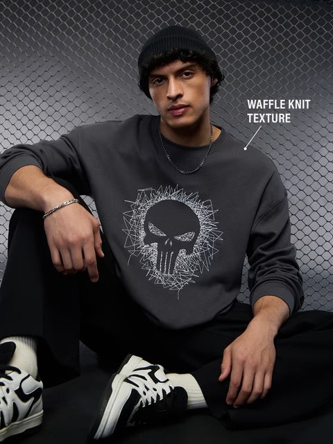 Punisher Chaos Oversized Full Sleeve T-Shirts