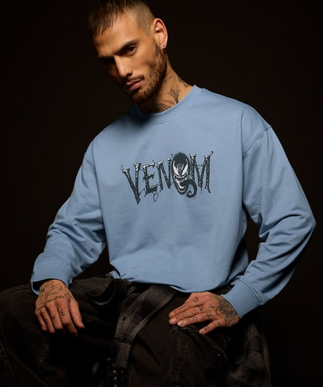 Venom Slurp Oversized Full Sleeve T-Shirts