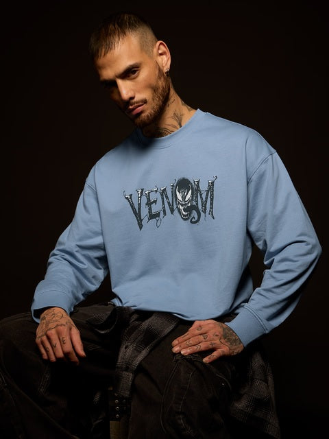 Venom Slurp Oversized Full Sleeve T-Shirts