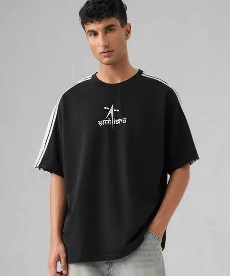 ISRO To The Moon Oversized T-Shirts