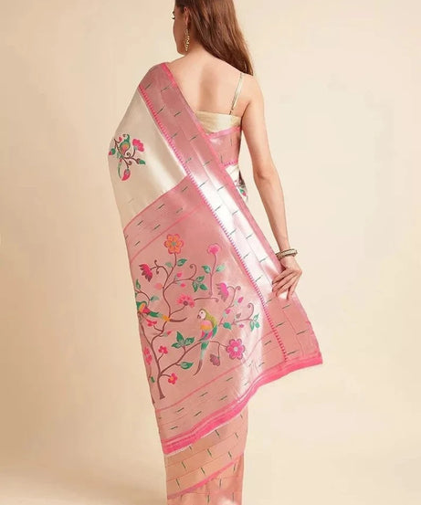 Pure Soft Banarasi Silk Heavy Saree With Blouse