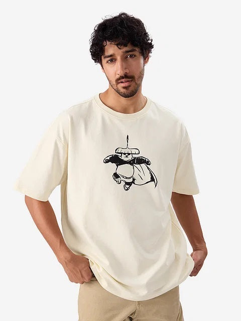 Kung Fu Panda Back Off Oversized T-Shirts