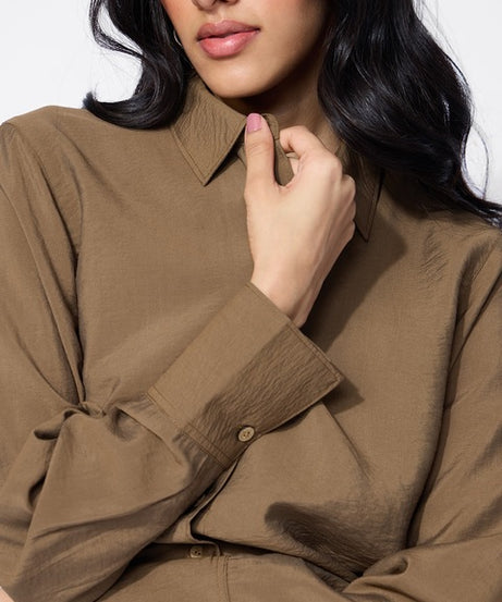 Back Tie Up Shirt  Ermine Women Shirts