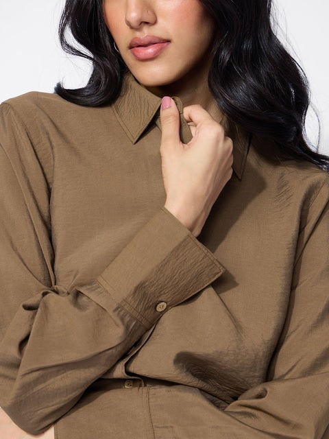 Back Tie Up Shirt  Ermine Women Shirts