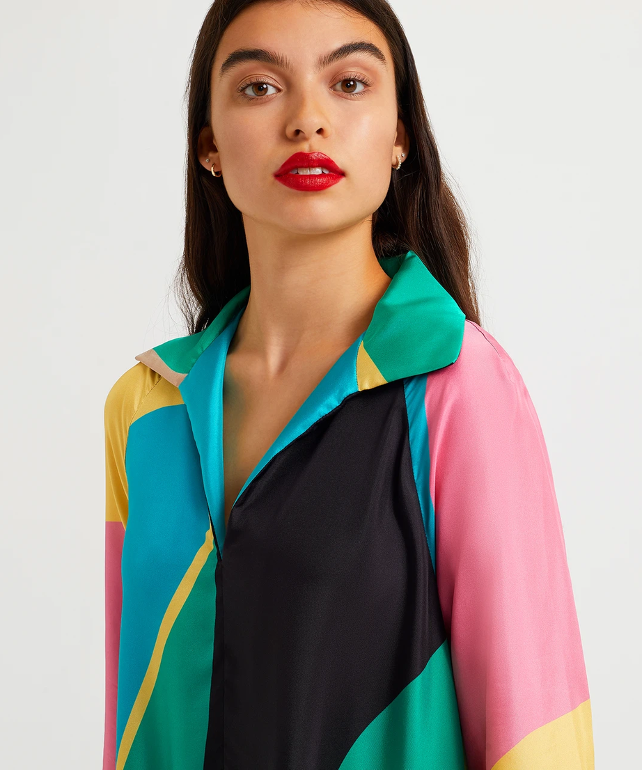 French Crepe Kaftan - Elegant and Flowing Maxi Dress Women's Caftan