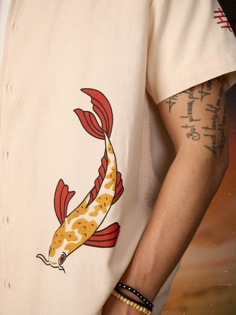 So Koi Half Sleeve Shirts