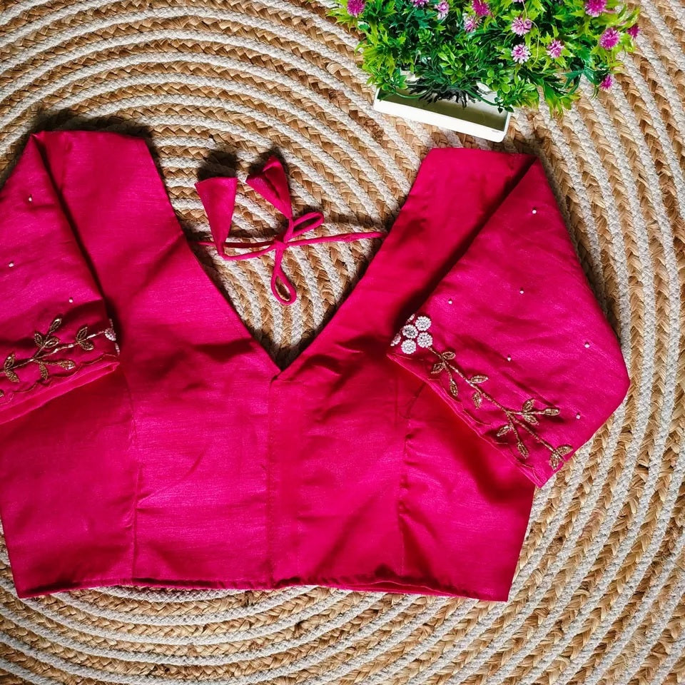 Assami Silk Saree Blouse