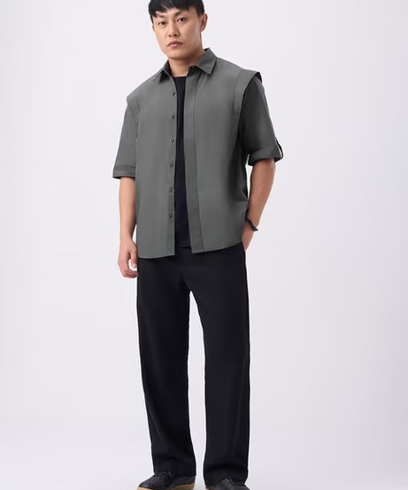 Korean Shirt Steel Oversized Shirt