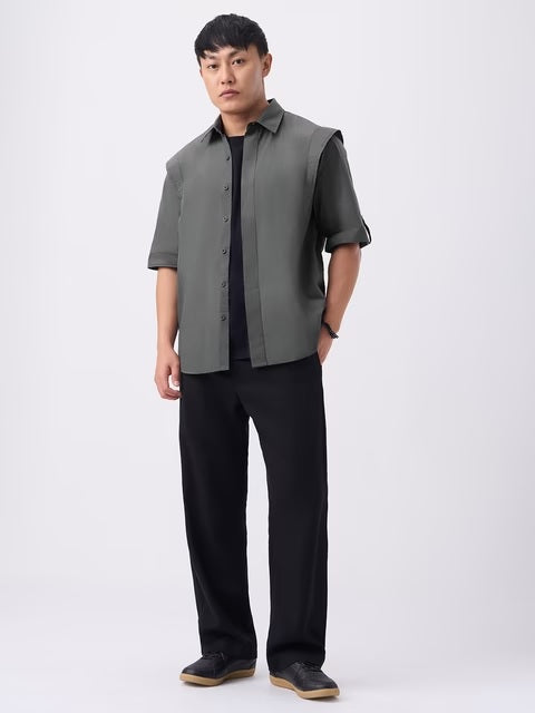 Korean Shirt Steel Oversized Shirt