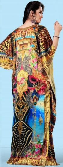 Free Size Kaftan for Women Smooth Summer Caftan Swimwear Cover Ups Maxi dress