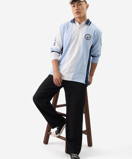 Manchester City Champs Forever Men Rugby Polos T-shirt