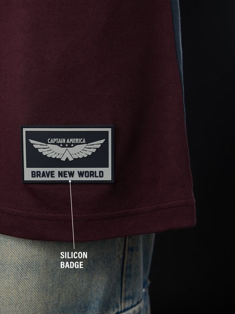 Captain America Soldier Suit Oversized T-Shirts