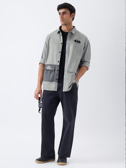 Batman Dark Knight Returns Men Utility Shirts